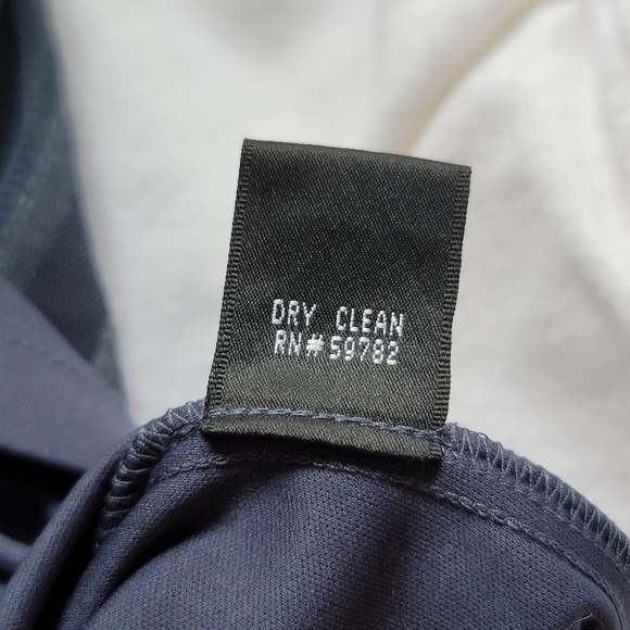 ADRIANNA PAPELL Size 12P Blue Gray Metallic Pleated Formal Party Cocktail Dress - Picture 8 of 9